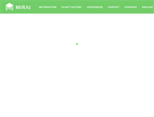 Tablet Screenshot of miraigroup.jp